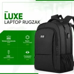 Beste recensies van 👍 Navy Madden Rugzak Met USB Poort 28L - Zwart - Luxe Laptop Rugtas 15.6 Inch Met Laptopvak - Heren - Dames - Jongens - Meisje - Waterafstotend - Rugzakken 👍 -Tassen-Dames Winkel 550x550 1