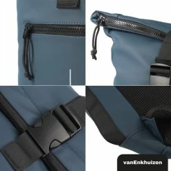Uitgang ✔️ Van Enkhuizen VanEnkhuizen Rolltop Rugzak Met Laptopvak 15,6 Inch - 20 Liter - Waterafstotend En Thermo Materiaal - Navy 😉 -Tassen-Dames Winkel 550x550 1127