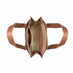 Goedkoop 🤩 MYOMY Schoudertas Hunter Leer - Bruin 🛒 -Tassen-Dames Winkel 550x550 1166
