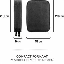 Aanbiedingen ⭐ QY Tasorganizer Voor Kabels Elektronica En Accessoires – Zwart 😀 -Tassen-Dames Winkel 550x550 141