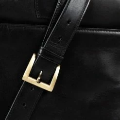 Flash-uitverkoop 🎉 Negotia Leather NEGOTIA Delta - Leren Laptoptas Heren En Dames 15,6 Inch - Aktetas - Werktas - Messenger Bag - 100% Luxe Top-Grain Leer - Zwart ✨ -Tassen-Dames Winkel 550x550 165