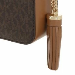 Uitgang 💯 Michael Kors Camera Bag M Dames Crossbodytas - Bruin 😀 -Tassen-Dames Winkel 550x550 188