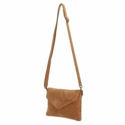 Flash-uitverkoop ✨ Charm London Brixton Suede Leren Clutch / Avondtasje - Cognac 🎉 -Tassen-Dames Winkel 550x550 219