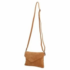 Flash-uitverkoop ✨ Charm London Brixton Suede Leren Clutch / Avondtasje - Cognac 🎉 -Tassen-Dames Winkel 550x550 220