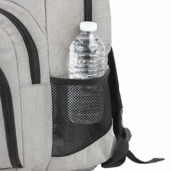 Goedkoopste 🔔 TravelZ Hipster Rugtas | 28 Liter Rugzak | Laptop Rugtas 17" | Veel Compartimenten En Laptopvak | Grijs 🧨 -Tassen-Dames Winkel 550x550 328