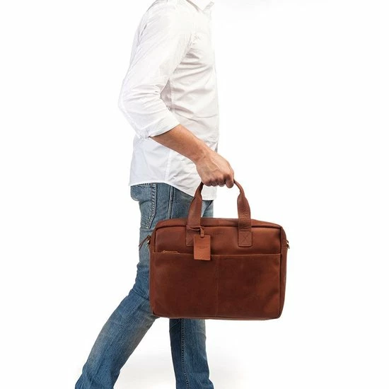 Flash-uitverkoop 🥰 Burkely Vintage River Worker - Schoudertas - Cognac ✨ 13 Flash-uitverkoop 🥰 Burkely Vintage River Worker - Schoudertas - Cognac ✨ - Afbeelding 11