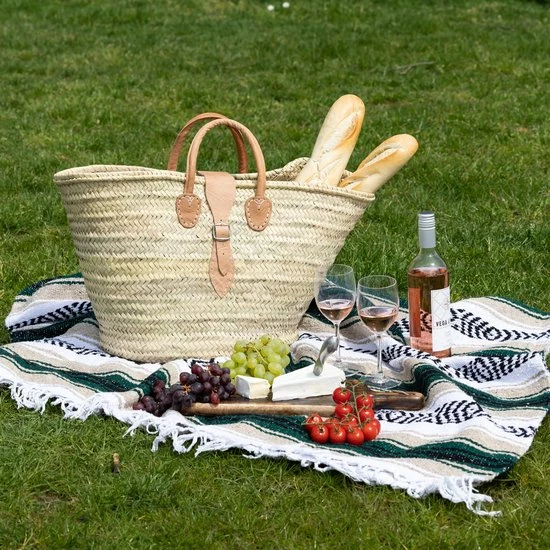 Beste deal βοΈ Baskin Boodschappentas - Riet - Hyacint - Met Lederen Riem - Ibiza Strandtas π€© 5 Beste deal βοΈ Baskin Boodschappentas - Riet - Hyacint - Met Lederen Riem - Ibiza Strandtas π€© - Afbeelding 3