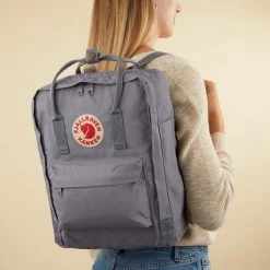 Uitgang ❤️ Fjallraven Fjällräven Kånken Unisex Rugzak - Flint Grey 👏 -Tassen-Dames Winkel 550x550 507