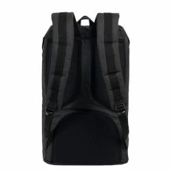 Goedkoopste 🎉 Herschel Little America - Black Crosshatch/Black / Ruime Rugzak Met 25L Opbergvolume - 15" Fleece-gevoerd Laptopvak - Magnetische Sluiting / Met Levenslange Fabrieksgarantie / Limited Lifetime Warranty / Zwart 🛒 -Tassen-Dames Winkel 550x550 544