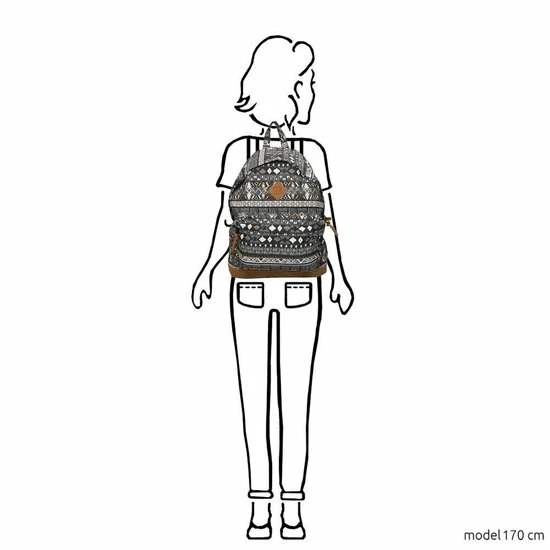 Flash-uitverkoop π Enrico Benetti Granada 54628 14" Laptop Rugzak - Beige Aztec Print π 4 Flash-uitverkoop π Enrico Benetti Granada 54628 14" Laptop Rugzak - Beige Aztec Print π - Afbeelding 2