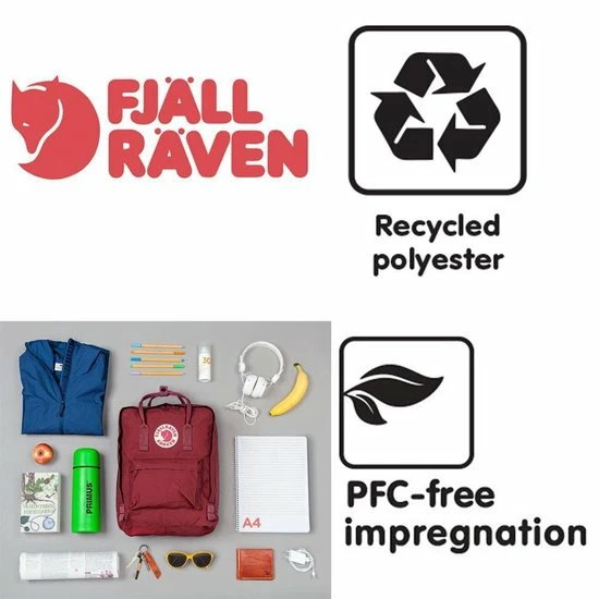 Korting ✔️ Fjallraven Fjällräven Re-Kånken Unisex Rugzak - Dark Olive 🌟 16 Korting ✔️ Fjallraven Fjällräven Re-Kånken Unisex Rugzak - Dark Olive 🌟 - Afbeelding 14