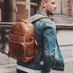 Goedkoop 🎉 The Chesterfield Brand Leren Rugzak Cognac Austin 🛒 -Tassen-Dames Winkel 550x550 588