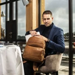 Goedkoop 🎉 The Chesterfield Brand Leren Rugzak Cognac Austin 🛒 -Tassen-Dames Winkel 550x550 591