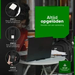 Beste recensies van 👍 Navy Madden Rugzak Met USB Poort 28L - Zwart - Luxe Laptop Rugtas 15.6 Inch Met Laptopvak - Heren - Dames - Jongens - Meisje - Waterafstotend - Rugzakken 👍 -Tassen-Dames Winkel 550x550 6