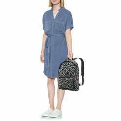 Beste Pirce 😍 Reisenthel Mini Maxi Rucksack Rugzak - Opvouwbaar - 14L - Signature Black Zwart 🔔 -Tassen-Dames Winkel 550x550 620