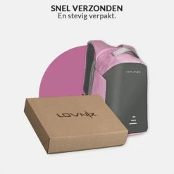 Begroting ⭐ Anti Diefstal Rugzak Inclusief Usb Oplaadstation - Geschikt Voor Laptop - Anti Theft En Spat Waterdicht| Lovnix Bag104 | Roze 🤩 -Tassen-Dames Winkel 550x550 634