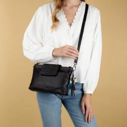 Beste recensies van 🧨 Micmacbags Friendship Schoudertas - Zwart 🌟 -Tassen-Dames Winkel 550x550 688