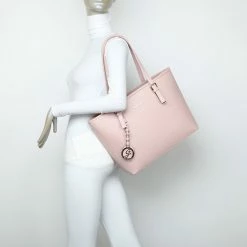 Beste Verkoop ✔️ Merkloos Gallantry - Dames Tas Shopper Met Rits - Handtas - Schooltas - Werktas - Geschikt Voor A4 - Pink 🧨 -Tassen-Dames Winkel 550x550 711