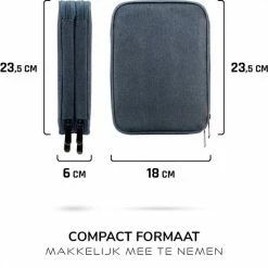 Nieuw 🔥 QY Tasorganizer Voor Kabels Elektronica En Accessoires – Marineblauw 👍 -Tassen-Dames Winkel 550x550 716