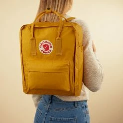 Coupon 😍 Fjallraven Fjällräven Kånken Unisex Rugzak - Ochre-Confetti Pattern 💯 -Tassen-Dames Winkel 550x550 722