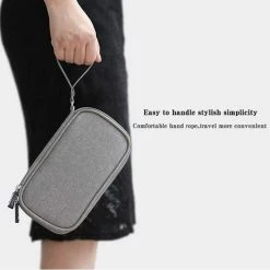 Beste Verkoop 🛒 Opline Telefoon & Smartphone Travel Gadget Organizer Bag Draagbare Harde Schijven Digitale Kabeltas Elektronica Accessoires Kabel Oplader Opbergtas Tas - Zwart 🔥 -Tassen-Dames Winkel 550x550 813