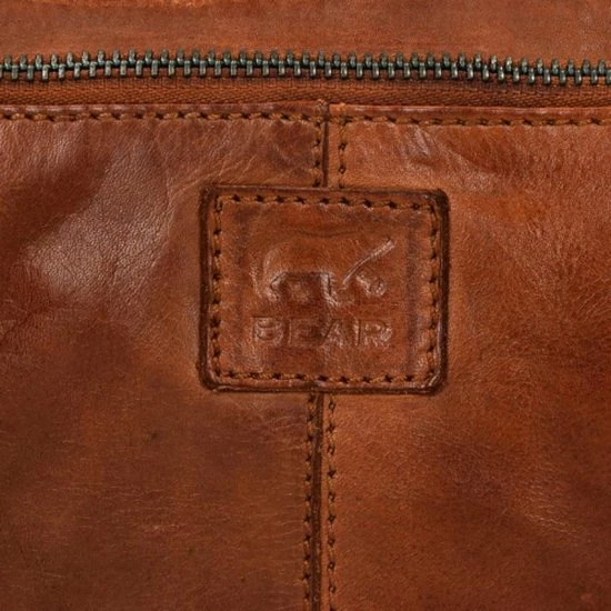 Beste Verkoop 🛒 Bear Design Kleine Schoudertas / Crossbody Tas Dames - Leer - Cow Lavato - Cognac 🔔 11 Beste Verkoop 🛒 Bear Design Kleine Schoudertas / Crossbody Tas Dames - Leer - Cow Lavato - Cognac 🔔 - Afbeelding 9