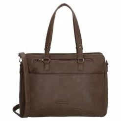 Korting ❤️ Enrico Benetti Lily 66450 Dames Laptoptas/ Business Schoudertas 14" Laptopvak - Bruin 😀 -Tassen-Dames Winkel 550x550 852