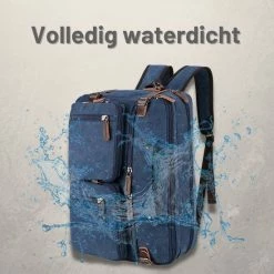 Flash-uitverkoop 🤩 Jeusin® Multifunctionele Comfortabele Laptoptas 3-in-1 Rugtas - Schoudertas - Voor 17,3-inch Laptop Formaat - Blauw ⭐ -Tassen-Dames Winkel 550x550 866