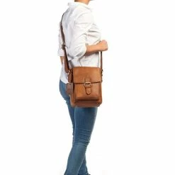 Promo 🎉 Burkely Vintage Luke Cross Over - Schoudertas - Cognac ⌛ -Tassen-Dames Winkel 550x550 874