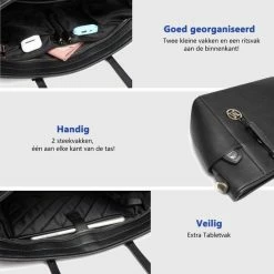 Goedkoop ๐คฉ Miss Lulu Dames Schoudertas - Handtas - Laptoptas 13.3" – Zwart (LM1642 BK) ๐ 21 Goedkoop ๐คฉ Miss Lulu Dames Schoudertas - Handtas - Laptoptas 13.3" – Zwart (LM1642 BK) ๐ -Tassen-Dames Winkel 550x550 891