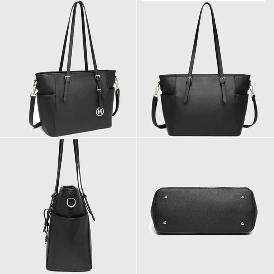 Goedkoop ๐คฉ Miss Lulu Dames Schoudertas - Handtas - Laptoptas 13.3" – Zwart (LM1642 BK) ๐ 10 Goedkoop ๐คฉ Miss Lulu Dames Schoudertas - Handtas - Laptoptas 13.3" – Zwart (LM1642 BK) ๐ - Afbeelding 8