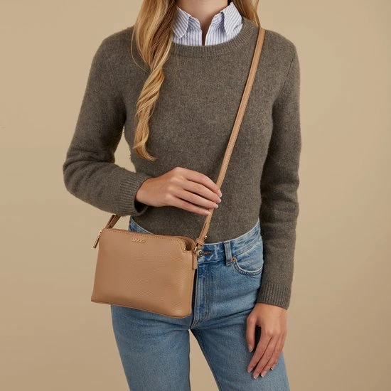 Korting 😀 Liu Jo Caliwen Small 👜 Handbag Dames Tas - Camello 🤩 4 Korting 😀 Liu Jo Caliwen Small 👜 Handbag Dames Tas - Camello 🤩 - Afbeelding 2