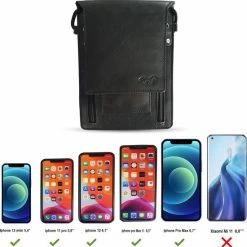 Beste Pirce 🤩 Safekeepers - Telefoontasje - Riemtas - Nektas - Nektasje Heren - Nektasje Dames - Telefoontasjes - Riemtasje Heren Zwart 👏 -Tassen-Dames Winkel 550x553 3