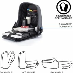 Flash-uitverkoop 💯 XD Design Bobby Pro - Anti-Diefstal Rugzak 18 Liter - Blauw 🥰 -Tassen-Dames Winkel 550x554 6