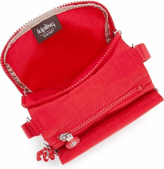 Begroting β Kipling Kleine Schoudertas / Crossbody Tas Dames - Polyester - New Eldorado - Rood π 5 Begroting β Kipling Kleine Schoudertas / Crossbody Tas Dames - Polyester - New Eldorado - Rood π - Afbeelding 3