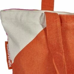 Gloednieuw ✔️ Duurzame Tas Van NoMorePlastic - Magenta Orange - Shopper Met Rits - Strandtas Met Rits - Tas Met Rits - Gemaakt Van Gerecycled Katoen - Sinterklaas Cadeau Vrouw 🤩 -Tassen-Dames Winkel 550x564 5