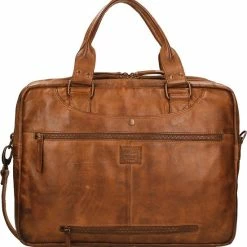Tassen-Dames Winkel 6 Kopen 🎉 Bear Design Leandro Leren Laptoptas - 15 Inch - Cognac 🔥