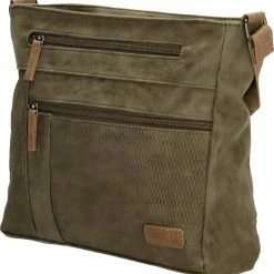 Promo 😀 Beagles Brunete Schoudertas - Olijfgroen 🤩 -Tassen-Dames Winkel 550x568 4