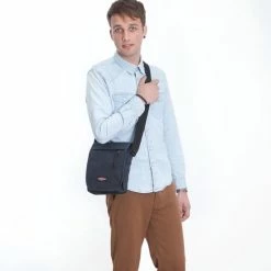 Goedkoopste 🔥 Eastpak - Flex Schoudertas - Black Denim ⭐ -Tassen-Dames Winkel 550x578 2