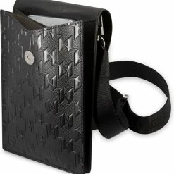 Beste deal 🔔 Karl Lagerfeld Universal Phone Pouch - Monogram - Zwart 👍 -Tassen-Dames Winkel 550x579 6