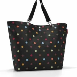 Begroting 🔔 Reisenthel Shopper XL Strandtas Shopper - Maat XL - 35L - Dots Zwart 😀
