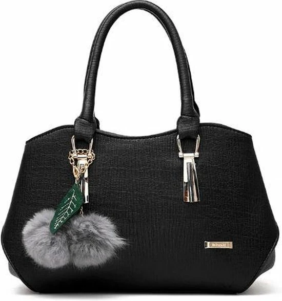 Goedkoop ⭐ N3 Collecties Vrouwen Handtas PU Leer Schouder/Crossbody Tas Dames ~ Zwart 🥰 12 Goedkoop ⭐ N3 Collecties Vrouwen Handtas PU Leer Schouder/Crossbody Tas Dames ~ Zwart 🥰 - Afbeelding 10