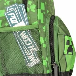 Beste Verkoop 🎉 POPMERCH Minecraft Creepers Rugzak 35 X 25 X 12 Cm - Officiële Merchandise 🧨 -Tassen-Dames Winkel 550x589 4