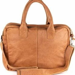 Beste Pirce ❤️ Dutch-Bag Amsterdam Aktetas Laptoptas 17 Inch Leer Cognac - Vintage Leder - Handgemaakt In NL - Premium Leer - Unisex Heren En Dames - Met Schouderband - Exclusieve Kwaliteit - Aktetas - 🎉 -Tassen-Dames Winkel 550x590 6