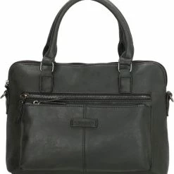 Goedkoop 🥰 Enrico Benetti Nouméa 66473 Handtas Schoudertas Met Tabletvak - Zwart ⭐