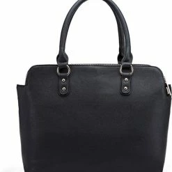 Flash-uitverkoop ❤️ Miss Lulu Schoudertas - Handtas - Schoudertassen Vrouw - Zwart (LT1706 BK) 🌟 -Tassen-Dames Winkel 550x592