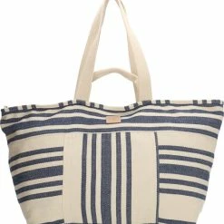Begroting 🎁 PE Florence PE-Florence Leisure Strandtas - Navy / Crème ✔️ -Tassen-Dames Winkel 550x593 4