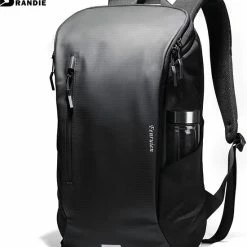 Hete verkoop 🔥 Brandie® - Rugzak - Geschikt Voor 15,6 Inch Laptop - Reistas - Schoudertassen - Voor Heren Tassen - Waterdichte - Hoge Capaciteit - Anti Diefstal - Lederen Rugzak - Multifunctionele - Zwart - Maat 15*28*48 Cm - Gewicht 1kg 🥰