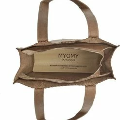 Goedkoop 🤩 MYOMY Schoudertas Hunter Leer - Bruin 🛒 -Tassen-Dames Winkel 550x597 9