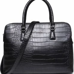 Tassen-Dames Winkel 15 Aanbiedingen 😀 Wimona Arianna 5001 Schoudertas - Zwart ✔️